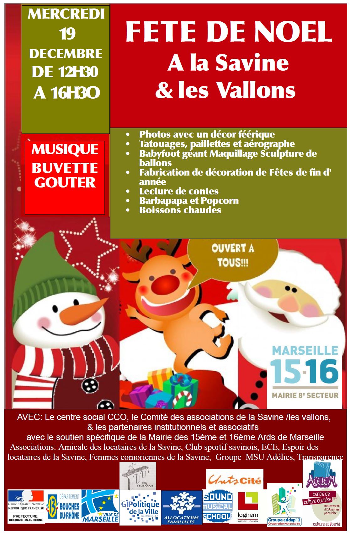 Film De Noël 2021 12 Octobre 2018-12-19 Mercredi Fête de Noël à La Savine de 12 h 30 à 16 h 30